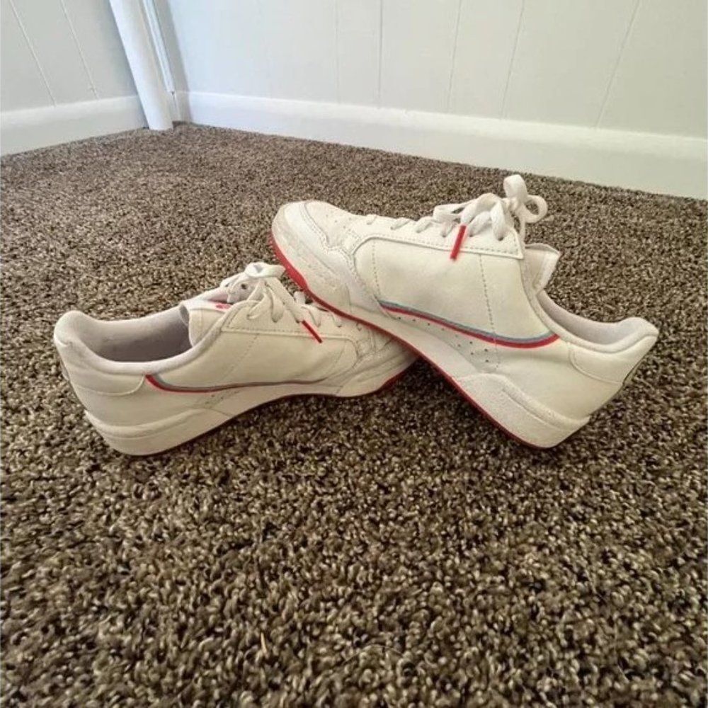 Adidas x Disney Toy Story 4 Forky Sneakers | White Leather | Women's Size 4 - Picture 5 of 8
